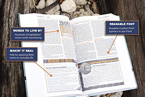 NIV, Boys' Bible, Leathersoft, Brown Camo, Comfort Print by Zonderkidz