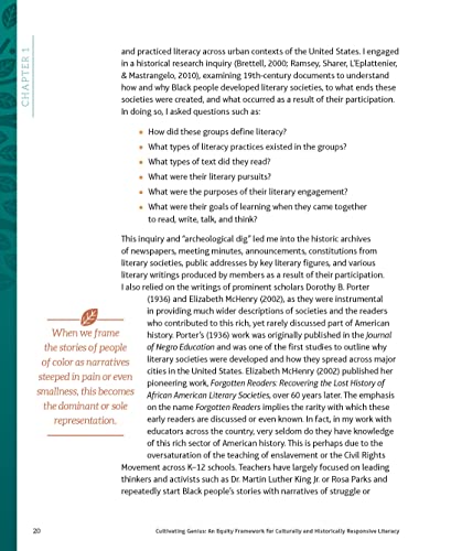 Cultivating Genius: An Equity Framework for Culturally and Historically Responsive Literacy from Scholastic Teaching Resources (Teaching Strategies)