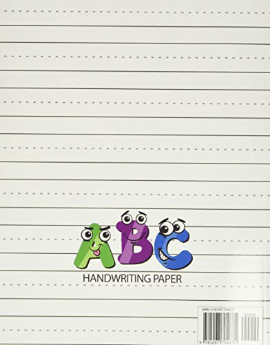 Kindergarten writing paper with lines for ABC kids: 120 Blank handwriting practice paper with dotted lines from Independently published