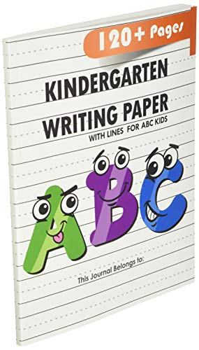 Kindergarten writing paper with lines for ABC kids: 120 Blank handwriting practice paper with dotted lines from Independently published