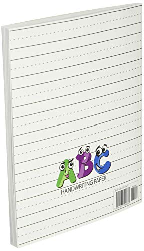 Kindergarten writing paper with lines for ABC kids: 120 Blank handwriting practice paper with dotted lines from Independently published