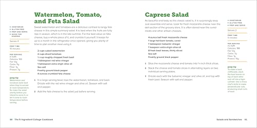 The 5-Ingredient College Cookbook: Easy, Healthy Recipes for the Next Four Years & Beyond by Rockridge Press