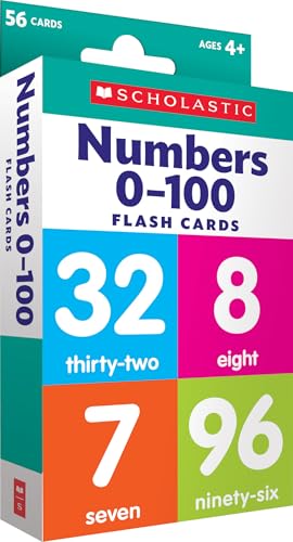 Flash Cards: Numbers 0 - 100 from Scholastic Teaching Resources (Teaching Strategies)