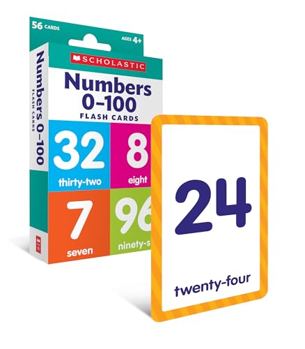 Flash Cards: Numbers 0 - 100 from Scholastic Teaching Resources (Teaching Strategies)