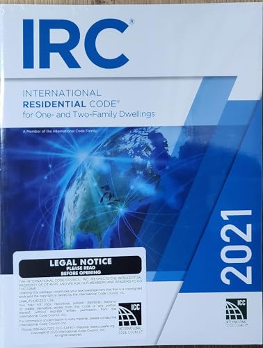 2021 International Residential Code (International Code Council Series) from ICC (distributed by Cengage Learning)