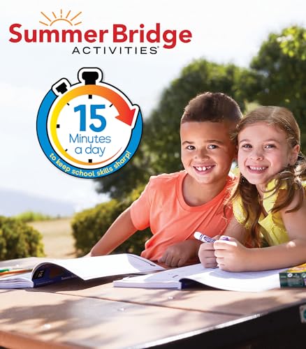 Summer Bridge Activities 2-3 Workbooks, Ages 7-8, Math, Reading Comprehension, Writing, Science, Social Studies, Summer Learning 3rd Grade Workbooks All Subjects With Flash Cards (160 pgs) by Summer Bridge Activities