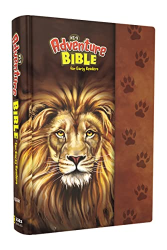 NIrV, Adventure Bible for Early Readers, Hardcover, Full Color, Magnetic Closure, Lion by Zonderkidz