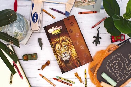 NIrV, Adventure Bible for Early Readers, Hardcover, Full Color, Magnetic Closure, Lion by Zonderkidz