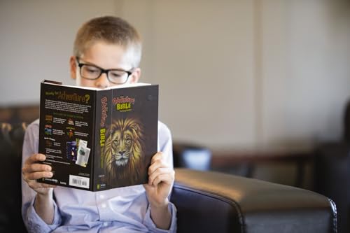 NIrV, Adventure Bible for Early Readers, Hardcover, Full Color, Magnetic Closure, Lion by Zonderkidz