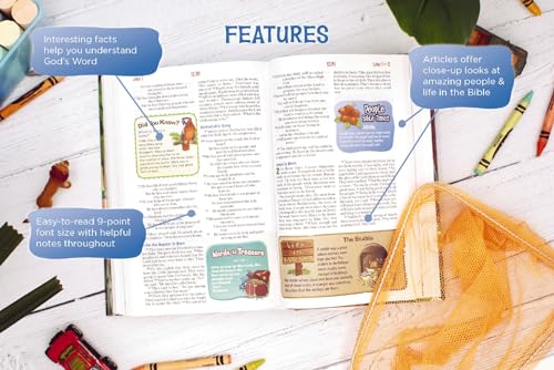 NIrV, Adventure Bible for Early Readers, Hardcover, Full Color, Magnetic Closure, Lion by Zonderkidz