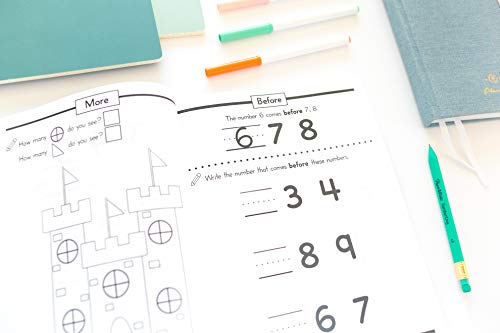 Kindergarten Math Workbook: Kindergarten and 1st Grade Workbook Age 5-7 | Homeschool Kindergarteners | Addition and Subtraction Activities + Worksheets from Modern Kid Press