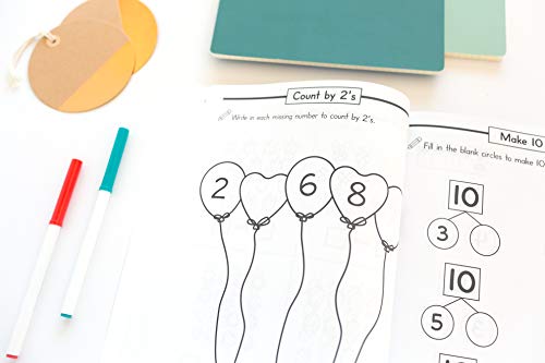 Kindergarten Math Workbook: Kindergarten and 1st Grade Workbook Age 5-7 | Homeschool Kindergarteners | Addition and Subtraction Activities + Worksheets from Modern Kid Press