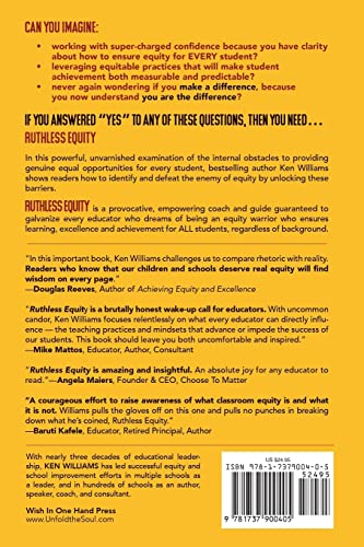 Ruthless Equity: Disrupt the Status Quo and Ensure Learning for ALL Students by Wish In One Hand Press