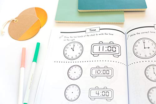 Kindergarten Math Workbook: Kindergarten and 1st Grade Workbook Age 5-7 | Homeschool Kindergarteners | Addition and Subtraction Activities + Worksheets from Modern Kid Press