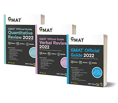 GMAT Official Guide 2022 Bundle: Books + Online Question Bank from Wiley
