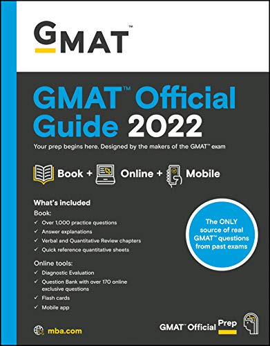 GMAT Official Guide 2022 Bundle: Books + Online Question Bank from Wiley
