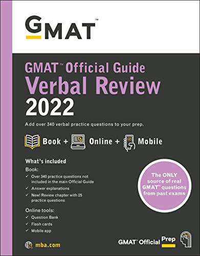 GMAT Official Guide 2022 Bundle: Books + Online Question Bank from Wiley