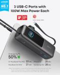 Anker 25,000mAh Power Bank with Triple USB-C Ports