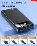 35,000mAh Portable Charger with Fast Charging Cables