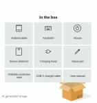 Relndoo 2025 Android 15 Tablet with Keyboard