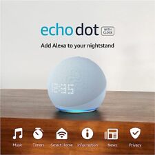 Echo Dot 5th Gen Smart Speaker with Clock