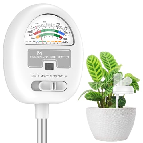 4-in-1 Soil Moisture and pH Tester Tool