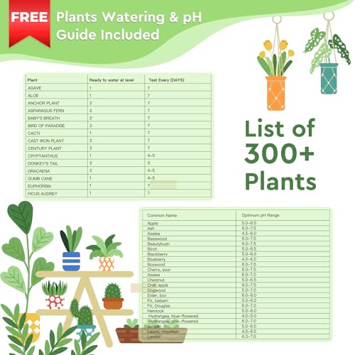 4-in-1 Soil Moisture and pH Tester Tool
