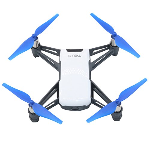 Anbee 5-Colors Propellers Colored Props Blades for Tello and Tello EDU Drone, Pack of 5 Set (Red/White/Blue/Black/Yellow) from Anbee