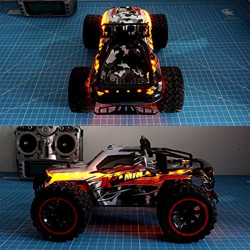 elechawk LED Light Strip for RC Fixed Wing Airplane Flying Wing Plane AR Wing Drone Model Car Truck (Yellow) from elechawk