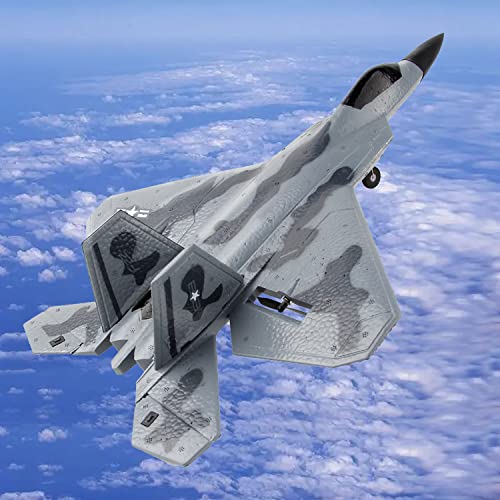 RC Plane Remote Comtrol Airplane - OTXKOO RC 2CH Plane, F-22 Remote Control Airplane Ready to Fly, 2.4GHz Aircraft, Easy to Fly RC Glider for Beginners by OTSTOY