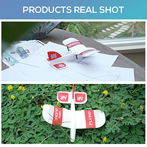 GoolRC KF606 RC Plane, 2.4Ghz Remote Control Airplane, EPP Foam Fixed Wing Plane, RTF Ready to Fly Gliding Aircraft Model Toys with 3 Battery for Beginner by GoolRC
