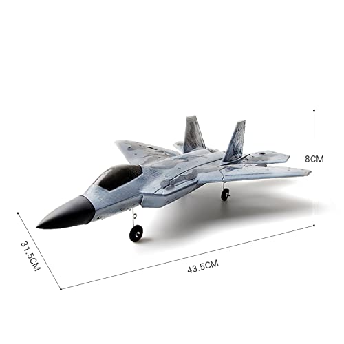 RC Plane Remote Comtrol Airplane - OTXKOO RC 2CH Plane, F-22 Remote Control Airplane Ready to Fly, 2.4GHz Aircraft, Easy to Fly RC Glider for Beginners by OTSTOY