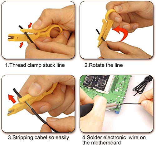 Anbes Soldering Iron Kit Electronics, 60W Adjustable Temperature Welding Tool, 5pcs Soldering Tips, Desoldering Pump, Soldering Iron Stand, Tweezers by ANBES