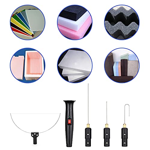 4 in 1 Foam Cutter Set With Digital Voltage Controller, GOCHANGEDIRECT Electric Cutting Machine Pen Tools Kit, 100-240V /18W Styrofoam Cutting Pen with Electronic Voltage Transformer Adaptor by GOCHANGEDIRECT