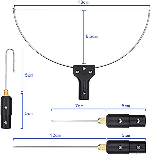 4 in 1 Foam Cutter Set With Digital Voltage Controller, GOCHANGEDIRECT Electric Cutting Machine Pen Tools Kit, 100-240V /18W Styrofoam Cutting Pen with Electronic Voltage Transformer Adaptor by GOCHANGEDIRECT