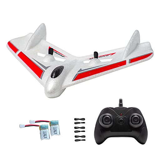 RC Plane Remote Control Airplane - OTTCCTOY RTF 2CH Remote Control Ghost Airplane Indoor Outdoor 2.4GHz Radio Control Aircraft for Kids (2 Batteries) by OTTCCTOY