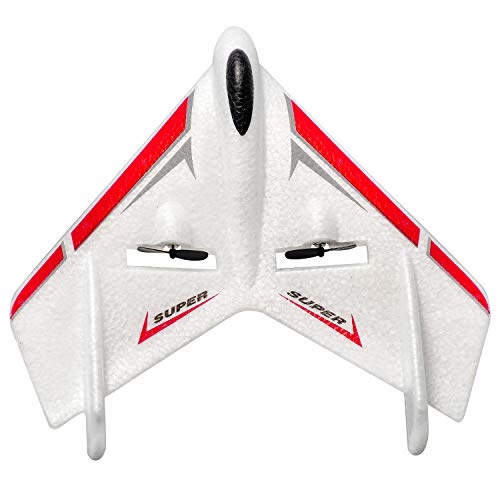 RC Plane Remote Control Airplane - OTTCCTOY RTF 2CH Remote Control Ghost Airplane Indoor Outdoor 2.4GHz Radio Control Aircraft for Kids (2 Batteries) by OTTCCTOY