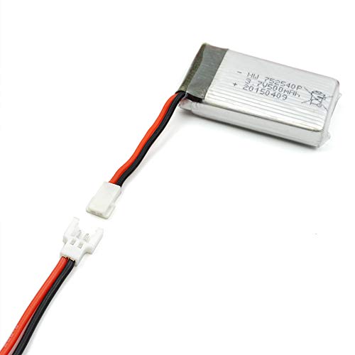 10 Pairs 2.0mm Spade 2P Cable Lead Plug Connector Male and Female for 1S Lipo Battery Charging Drone Syma X5C X5SW SNAPTAIN S5C by elechawk