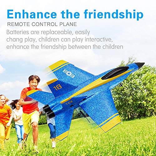 Remote Control Airplane, 2.4Ghz 2 Channel RC Plane Ready to Fly, Durable EPP Foam Built-in 3-Axis Gyro, Easy to Fly RC Aircraft and Great Gift Toy for Beginners and Kids, Upgraded with Propeller Saver from Dailiot