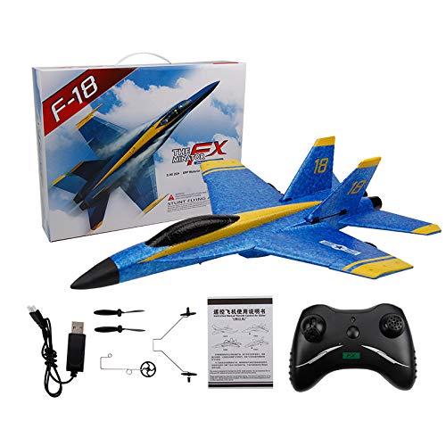 RC Plane Remote Control Airplane Ready to Fly, 2.4GHZ 2 Channel RTF RC Glider Easy to Fly for Kids Beginners and Adults (3 Batteries) by Behorse
