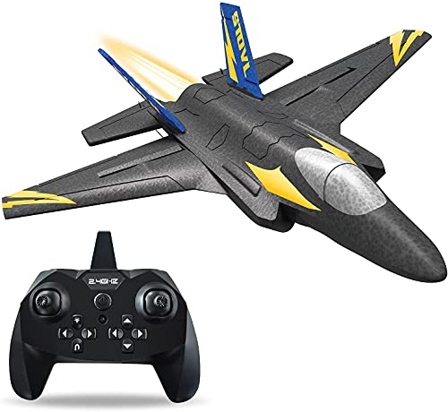 RC Plane - 2.4Ghz 4 Channels Remote Control Airplane Ready to Fly,RC Plane Built in 6-Axis Gyro,3D/6G Fly Modes RC Jet for Advanced Kids Adult,Entry Training Level RC Plane for Beginner by QY