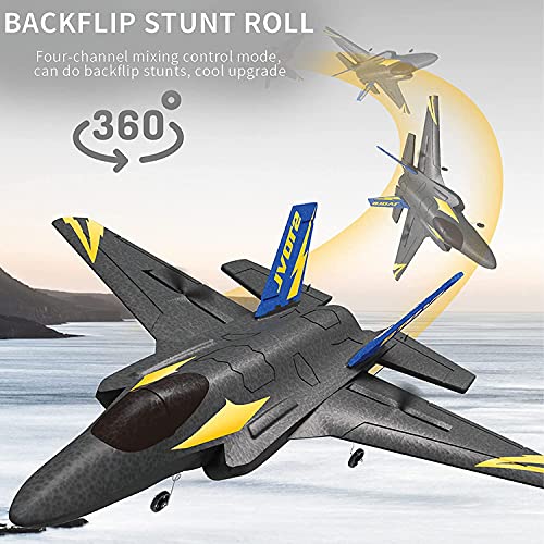 RC Plane - 2.4Ghz 4 Channels Remote Control Airplane Ready to Fly,RC Plane Built in 6-Axis Gyro,3D/6G Fly Modes RC Jet for Advanced Kids Adult,Entry Training Level RC Plane for Beginner by QY