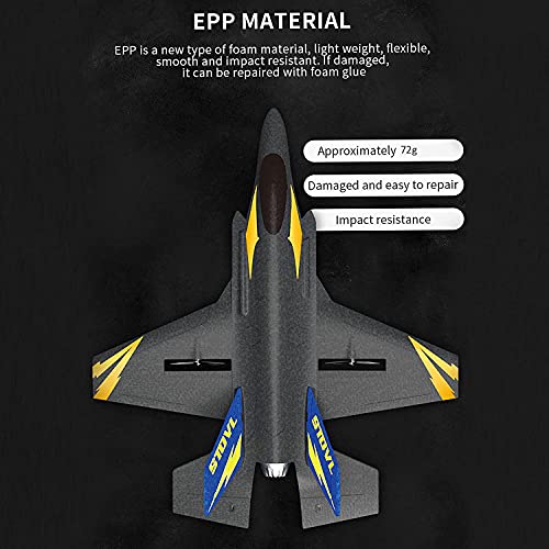 RC Plane - 2.4Ghz 4 Channels Remote Control Airplane Ready to Fly,RC Plane Built in 6-Axis Gyro,3D/6G Fly Modes RC Jet for Advanced Kids Adult,Entry Training Level RC Plane for Beginner by QY