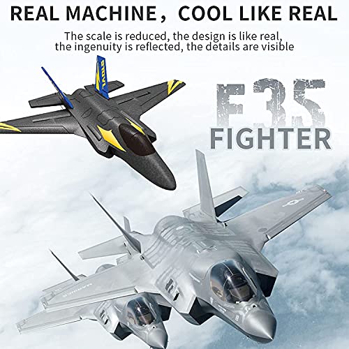 RC Plane - 2.4Ghz 4 Channels Remote Control Airplane Ready to Fly,RC Plane Built in 6-Axis Gyro,3D/6G Fly Modes RC Jet for Advanced Kids Adult,Entry Training Level RC Plane for Beginner by QY