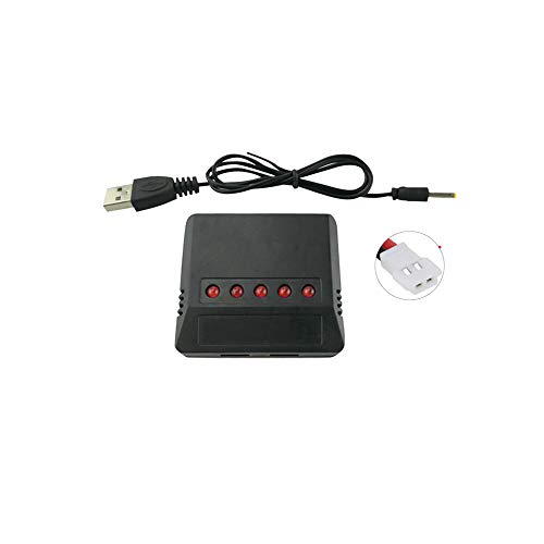5PCS 3.7V 1200mAh Upgrade Li-Polymer Battery and 5 in 1 Charger for SYMA X5SW X5SC X5SC-1 RC Quadcopter Drone Spare Parts from NORTH STAR 1595