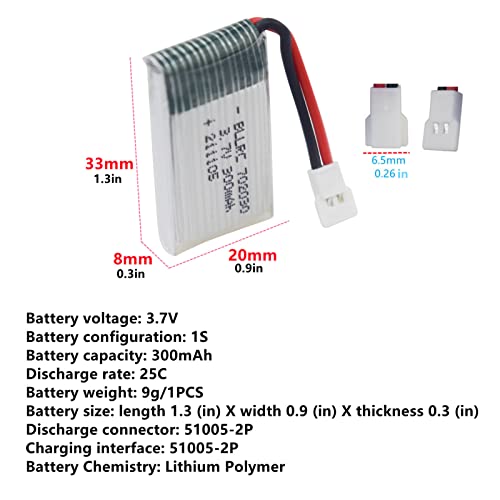 sea jump 5PCS 3.7V 300mAh 25C li Battery+5in1 Charger for Syma S39 X11 X11C WLToys V911S A120 XK A150 V966 FX801 UDI U830 U816A Hubsan X4 H107L DFD F180W F180C HS170 HS170C HS177 Parts Li Battery from China