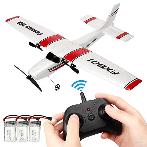Remote Control Airplane,RC Plane Ready to Fly 2.4Ghz 2 Channel EPP RC Aircraft for Kids Boys Beginner from Behorse