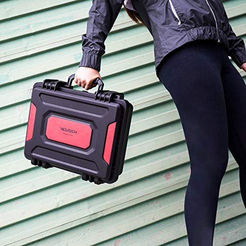 VCUTECH Mavic Air 2 Air 2S Waterproof Hard Carrying Case Compatible with DJI Mavic Air 2 Air 2S Drone/Fly More Combo & Drone Accessories, Top Grade Foam Insert, Anti-Crash with Full Protection by VCUTECH