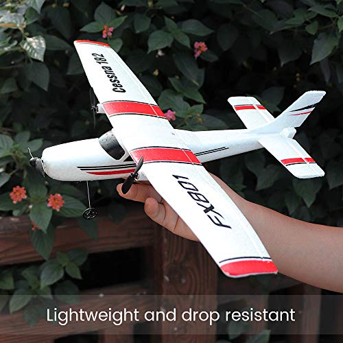 Remote Control Airplane,RC Plane Ready to Fly 2.4Ghz 2 Channel EPP RC Aircraft for Kids Boys Beginner from Behorse