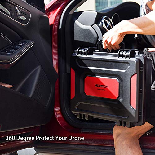 VCUTECH Mavic Air 2 Air 2S Waterproof Hard Carrying Case Compatible with DJI Mavic Air 2 Air 2S Drone/Fly More Combo & Drone Accessories, Top Grade Foam Insert, Anti-Crash with Full Protection by VCUTECH